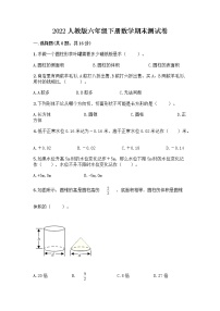 2022人教版六年级下册数学期末测试卷附答案 (2)