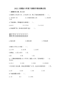 2022人教版六年级下册数学期末测试卷及答案（新） (2)