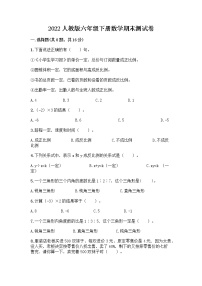 2022人教版六年级下册数学期末测试卷精品有答案