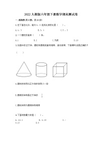 2022人教版六年级下册数学期末测试卷及一套参考答案