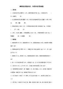 2021-2022学年六年级下学期小升初数学专项复习：典型应用题和差、和倍和差倍问题（有答案）