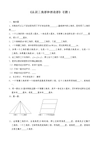 北师大版四年级下册图形分类课时练习
