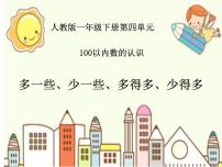 小学人教版4. 100以内数的认识数的顺序 比较大小教课课件ppt