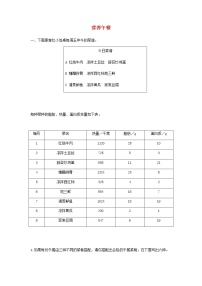 人教版营养午餐课后作业题