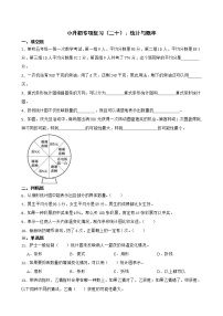 小升初专项复习（二十）：统计与概率练习