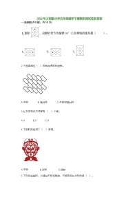 2022年人教版小学五年级数学下册期末测试卷及答案