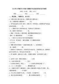 2022年小学数学六年级下册期末考试卷及答案【必考题】