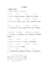 【小升初衔接】 2.1整式（试题） 2021-2022学年六年级下册小升初数学暑假衔接专题 人教版