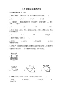 小升初数学期末测试卷（精选题）word版