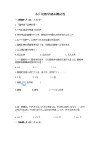 小升初数学期末测试卷【培优a卷】