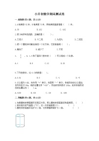 小升初数学期末测试卷【培优b卷】