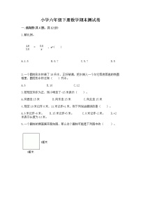 小学六年级下册数学期末测试卷精品（完整版）