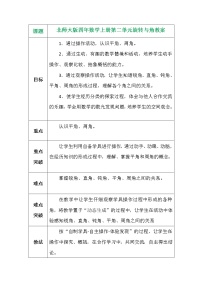 2020-2021学年4 旋转与角教案设计