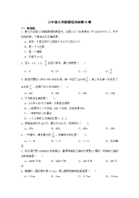 2021-2022学年数学六年级下册小升初模拟冲刺卷-B卷-人教版