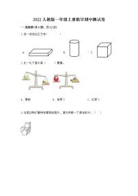 2022人教版一年级上册数学期中测试卷精品（满分必刷）