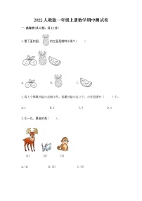 2022人教版一年级上册数学期中测试卷（能力提升）