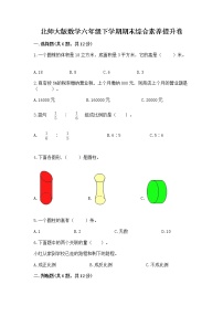 北师大版数学六年级下学期期末综合素养提升卷（考点精练）