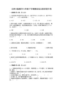 北师大版数学六年级下学期期末综合素养提升卷附答案（巩固）