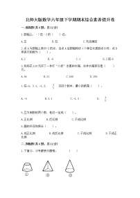 北师大版数学六年级下学期期末综合素养提升卷【综合卷】