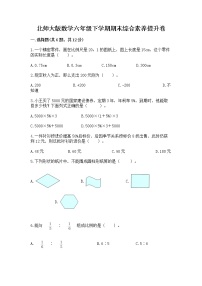 北师大版数学六年级下学期期末综合素养提升卷（a卷）