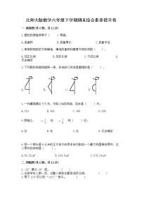 北师大版数学六年级下学期期末综合素养提升卷【实用】