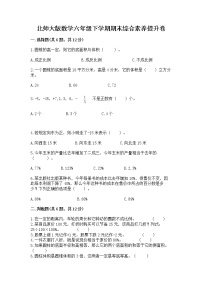 北师大版数学六年级下学期期末综合素养提升卷精品（a卷）