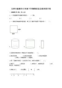 北师大版数学六年级下学期期末综合素养提升卷精品(含答案)