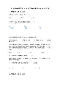 北师大版数学六年级下学期期末综合素养提升卷完整版