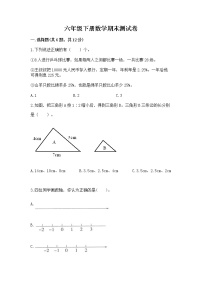 六年级下册数学期末测试卷带答案（能力提升）