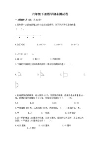 六年级下册数学期末测试卷带答案（模拟题）