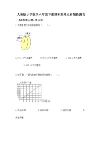 人教版小学数学六年级下册期末重难点真题检测卷-及答案