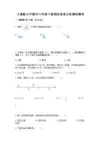 人教版小学数学六年级下册期末重难点真题检测卷及完整答案【考点梳理】