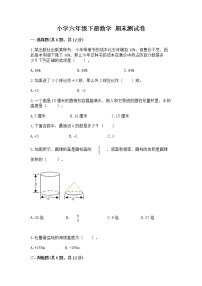 小学六年级下册数学 期末测试卷（精选题）