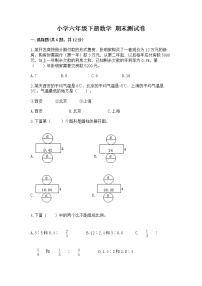 小学六年级下册数学 期末测试卷【全国通用】