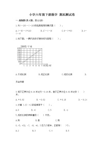 小学六年级下册数学 期末测试卷精品（易错题）