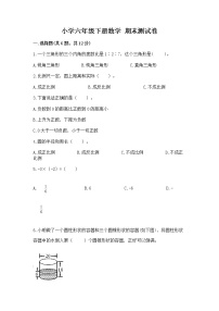 小学六年级下册数学 期末测试卷精品【实用】