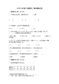 小学六年级下册数学 期末测试卷及参考答案（典型题）