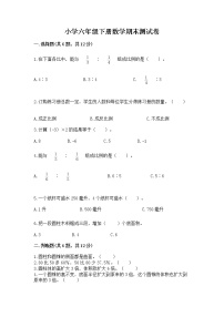 小学六年级下册数学期末测试卷【新题速递】