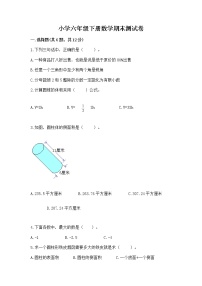 小学六年级下册数学期末测试卷a4版可打印