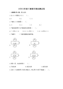 小学六年级下册数学期末测试卷附答案（满分必刷）