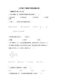 六年级下册数学期末测试卷（典型题）