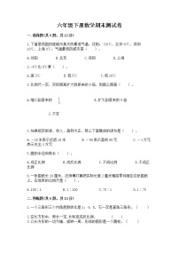 六年级下册数学期末测试卷附答案（综合题）