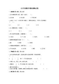 小升初数学期末测试卷带答案（考试直接用）