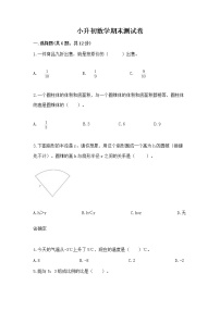 小升初数学期末测试卷（完整版）word版