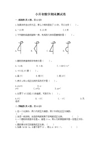 小升初数学期末测试卷含答案【名师推荐】