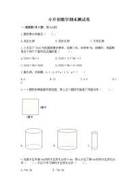小升初数学期末测试卷含完整答案（历年真题）