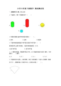 小学六年级下册数学 期末测试卷（模拟题）