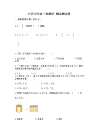 小学六年级下册数学 期末测试卷精品（模拟题）