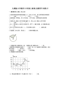 人教版小学数学六年级上册重点题型专项练习