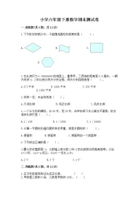 小学六年级下册数学期末测试卷含答案【b卷】